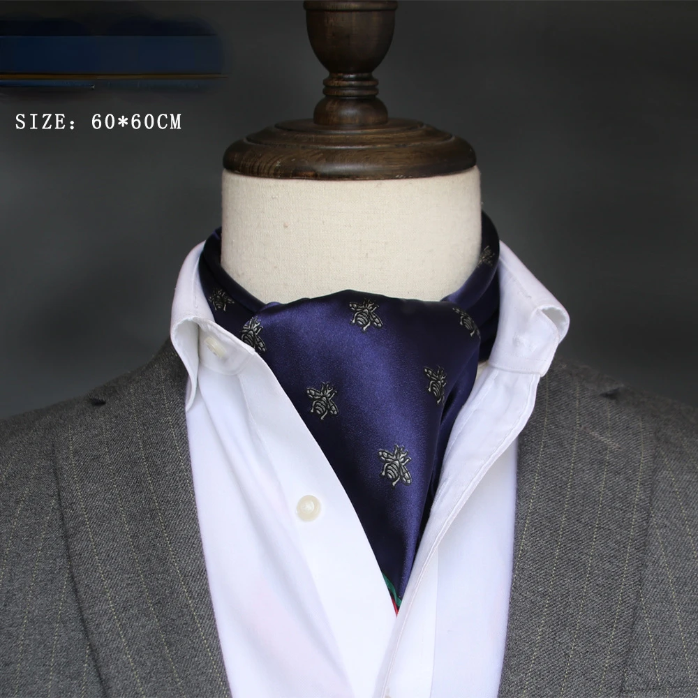 British Men's Silk Scarf Small - Scarf Silk Square ulasan dan harga