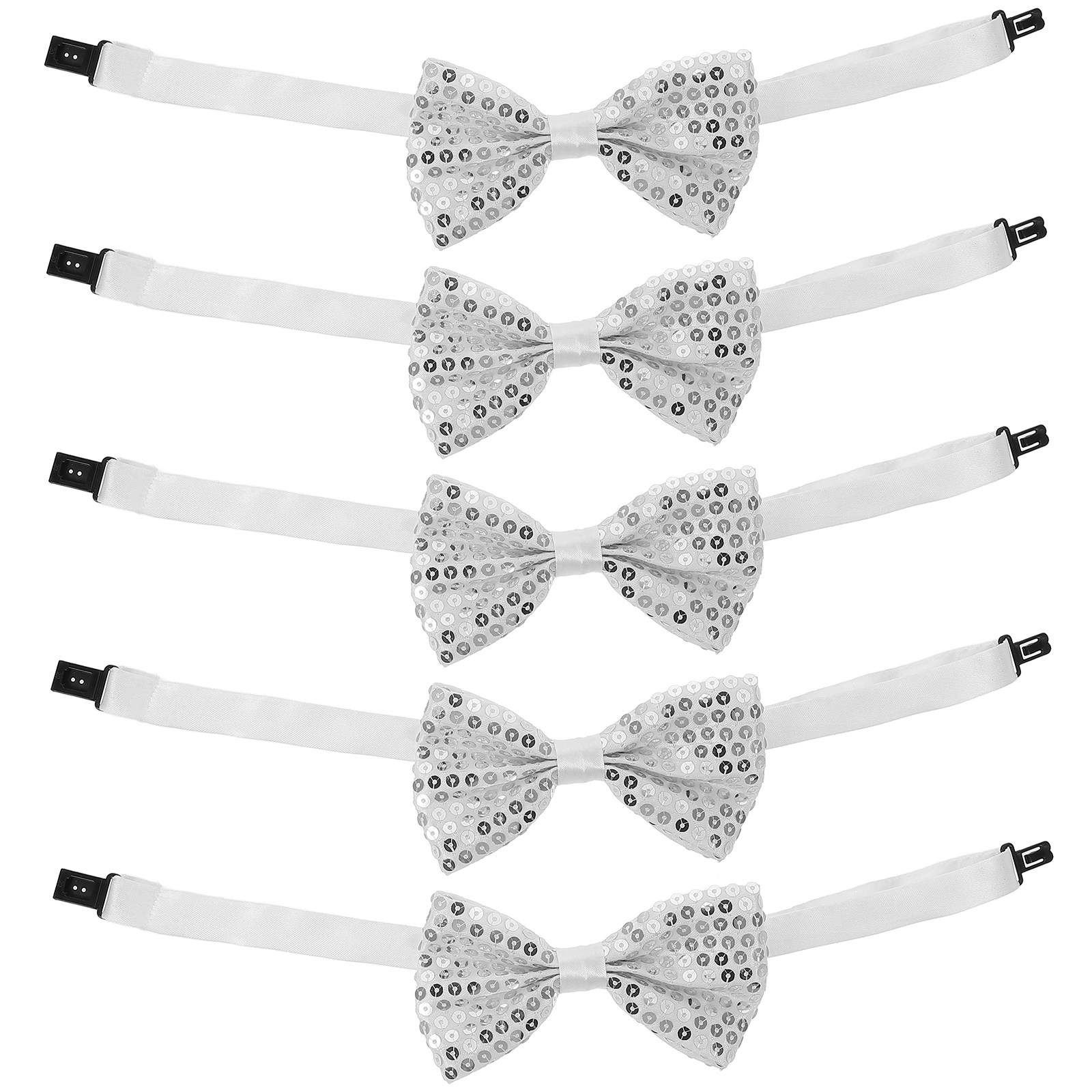5Pcs Children Sequin Bow Ties  - Bow Tie Pre Tied ulasan dan harga